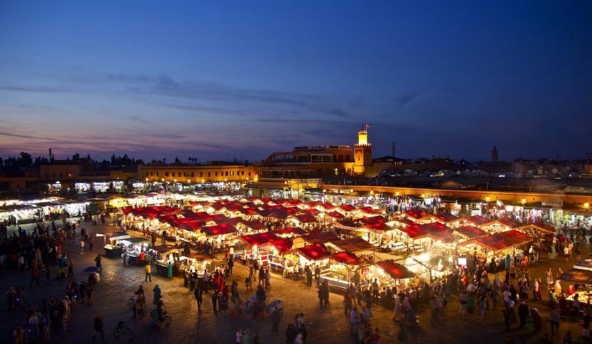 La célèbre place Jemaa El Fna - © DR