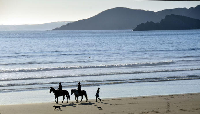 Plage du Pembrokeshire * © D. Raynal