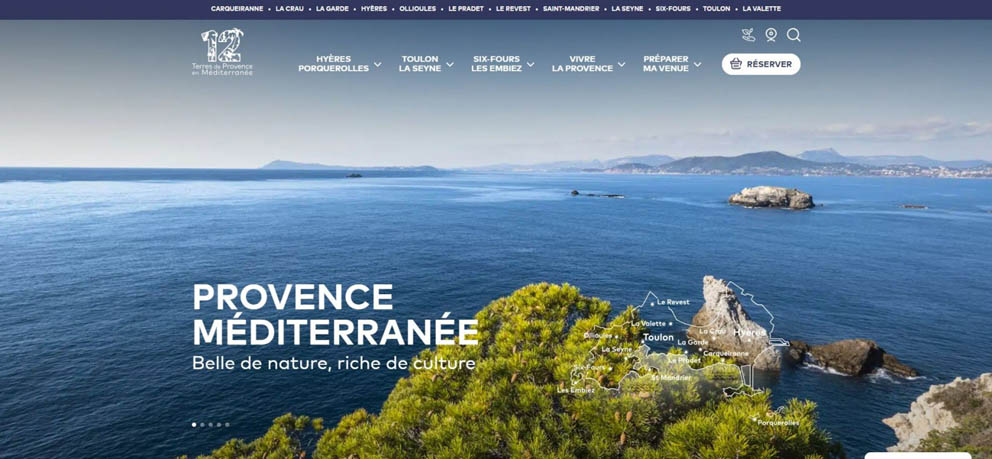 Nouveau site en ligne de "Provence Méditerranée" 