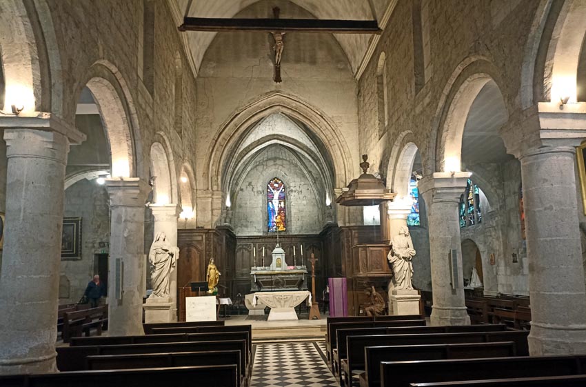 Nef et choeur de l'église Saint-Nicolas de Villers-Cotterêts - © Hubert Gouleret