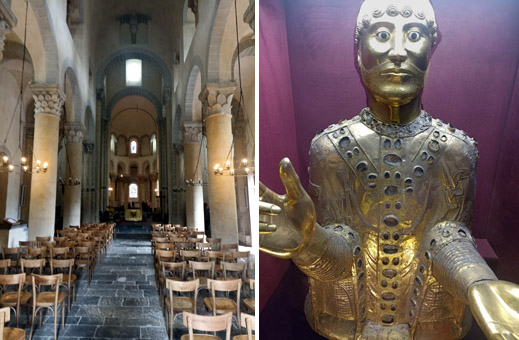 Eglise de Saint-Nectaire - Buste de saint Baudime - © Hubert Gouleret